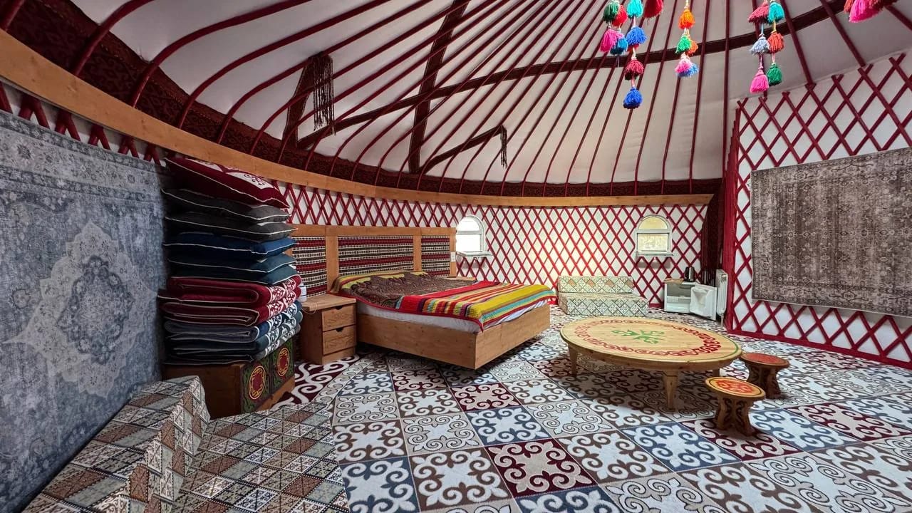 Юрта снаружи